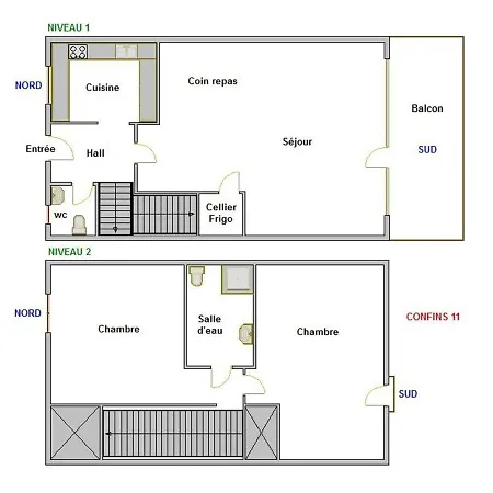 Duplex 3 Pieces Avec Balcon, Proche Pistes - Fr-1-304-122 Lejlighed La Clusaz